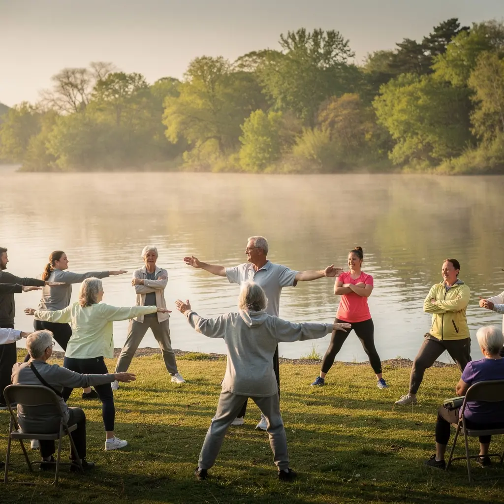 Reabilitacijos užsiėmimai, kurie padeda vyresniems žmonėms atgauti jėgas.